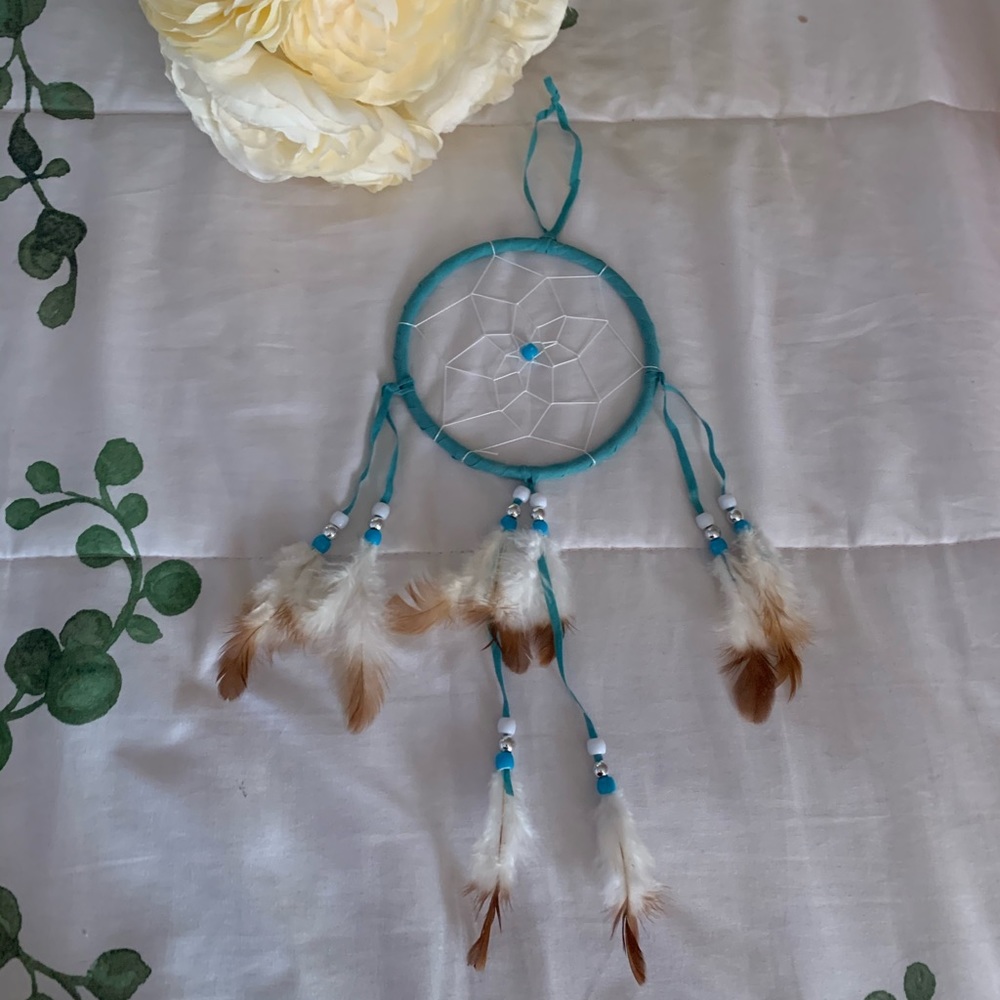🆕 Blue Feather Dreamcatcher
